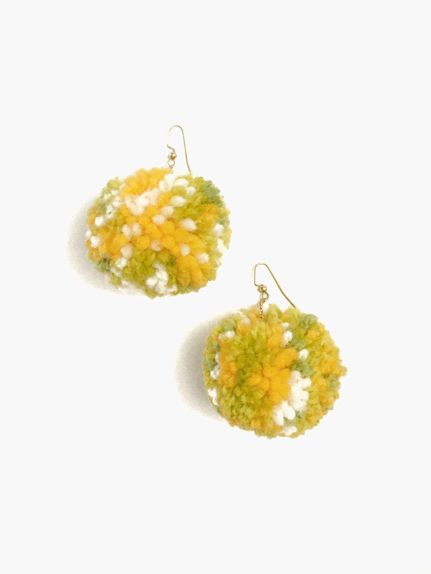 Red Wine Pom Pom Earrings - Nariss by Narissara