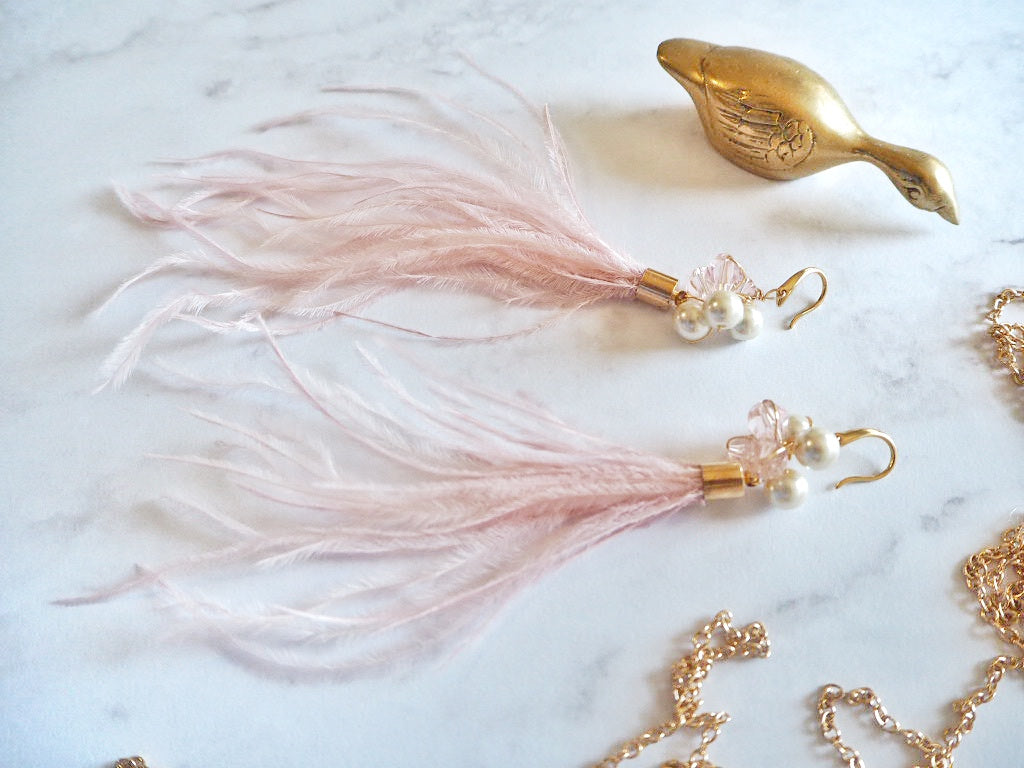 Red Wine Pom Pom Earrings - Nariss by Narissara