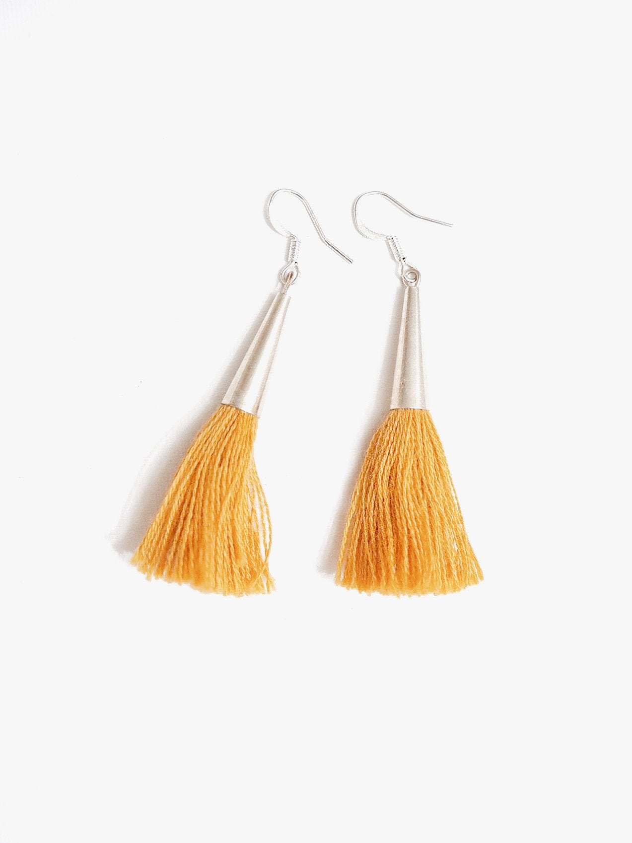 Red Wine Pom Pom Earrings - Nariss by Narissara