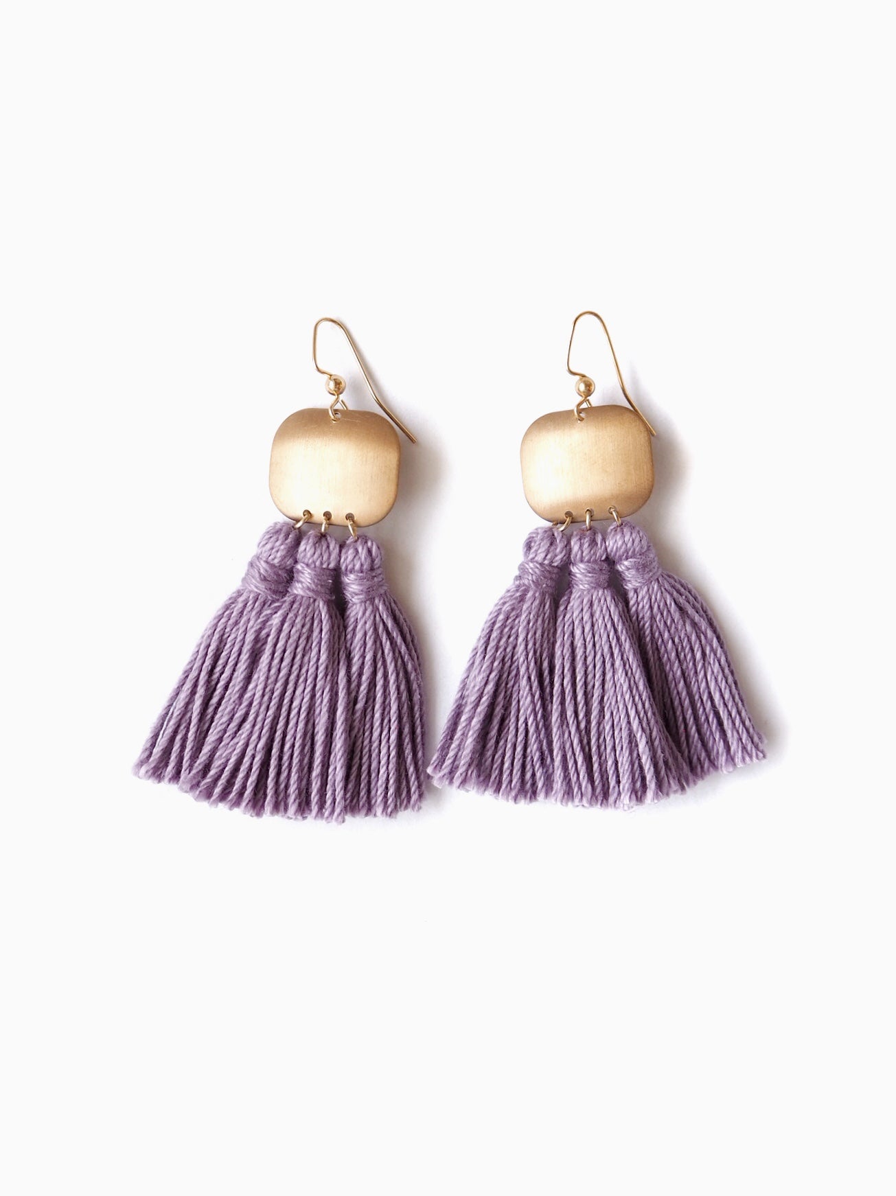 Purple_Plum_Tassel_Brass_Earrings