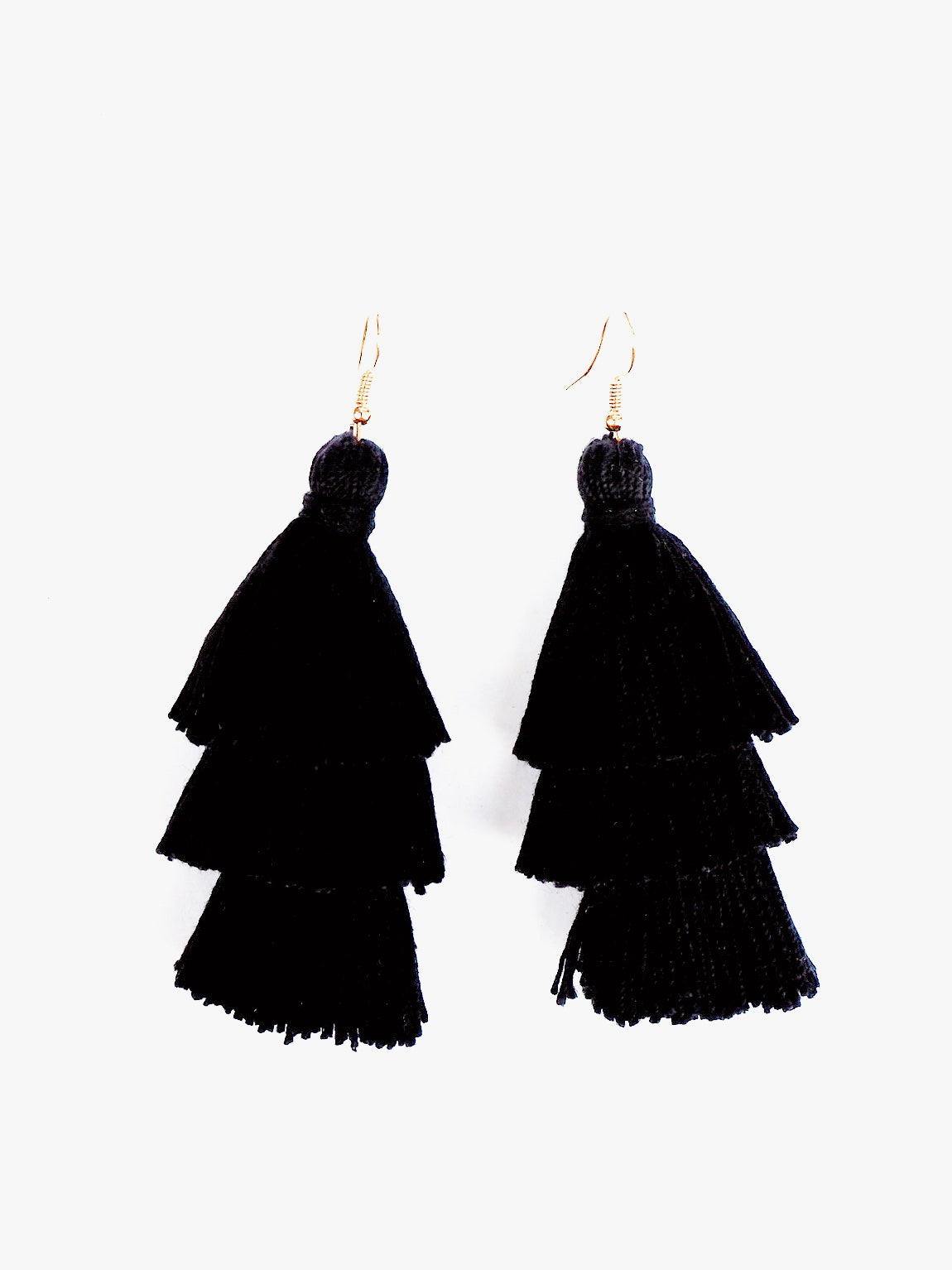 Red Wine Pom Pom Earrings - Nariss by Narissara
