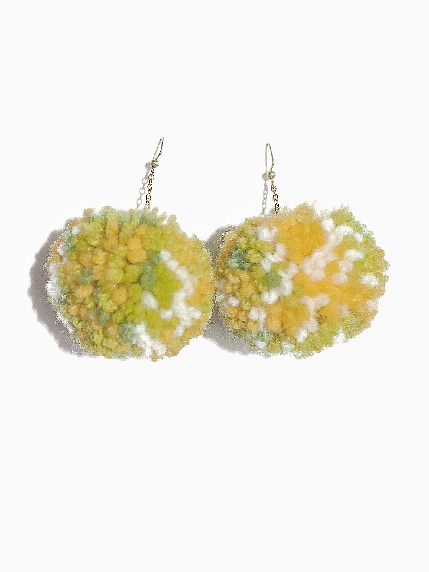 Red Wine Pom Pom Earrings - Nariss by Narissara