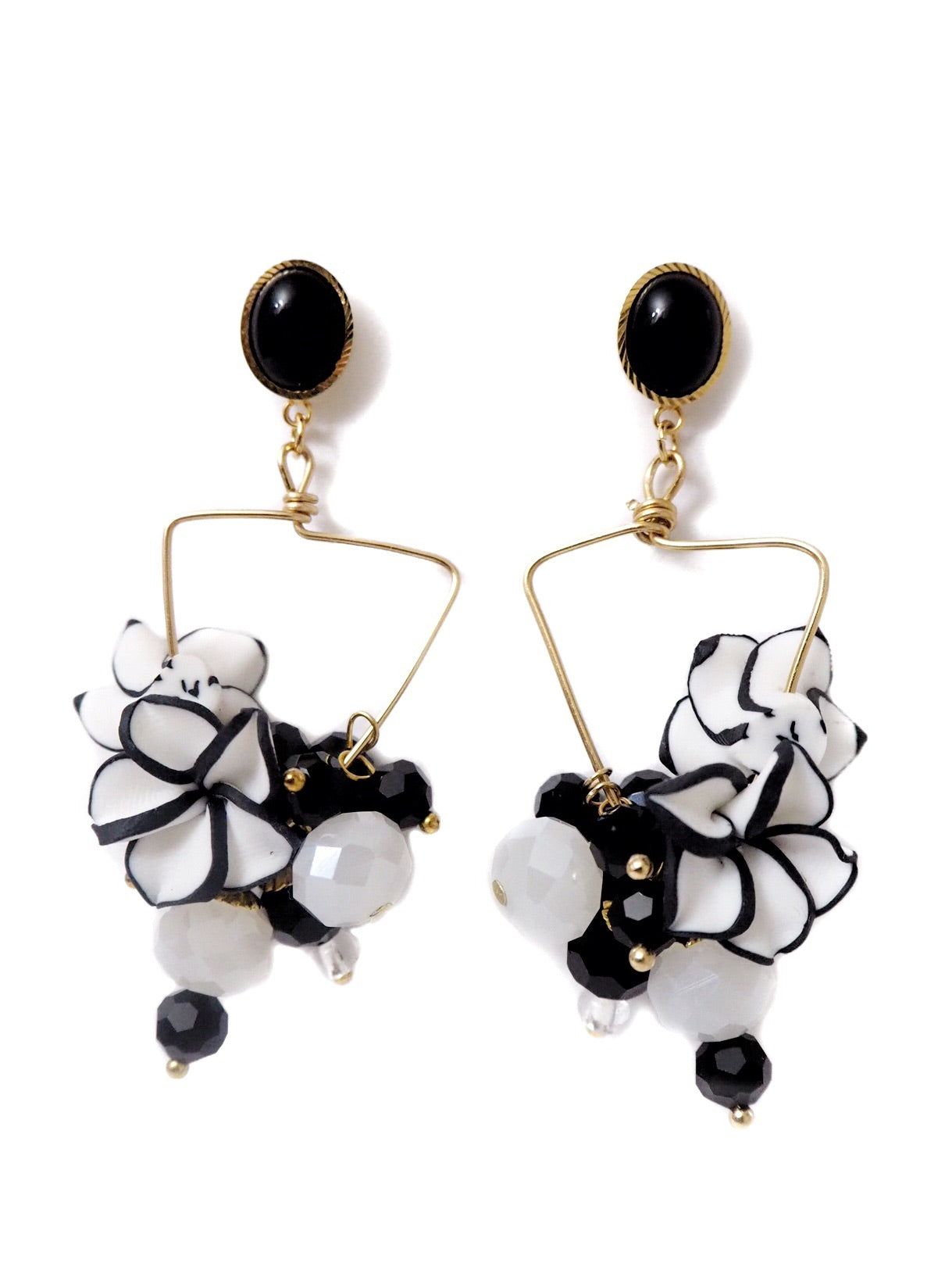 Red Wine Pom Pom Earrings - Nariss by Narissara