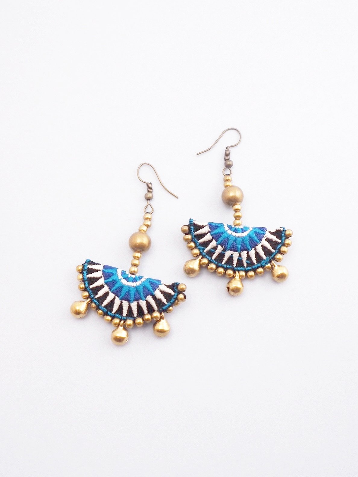 Red Wine Pom Pom Earrings - Nariss by Narissara