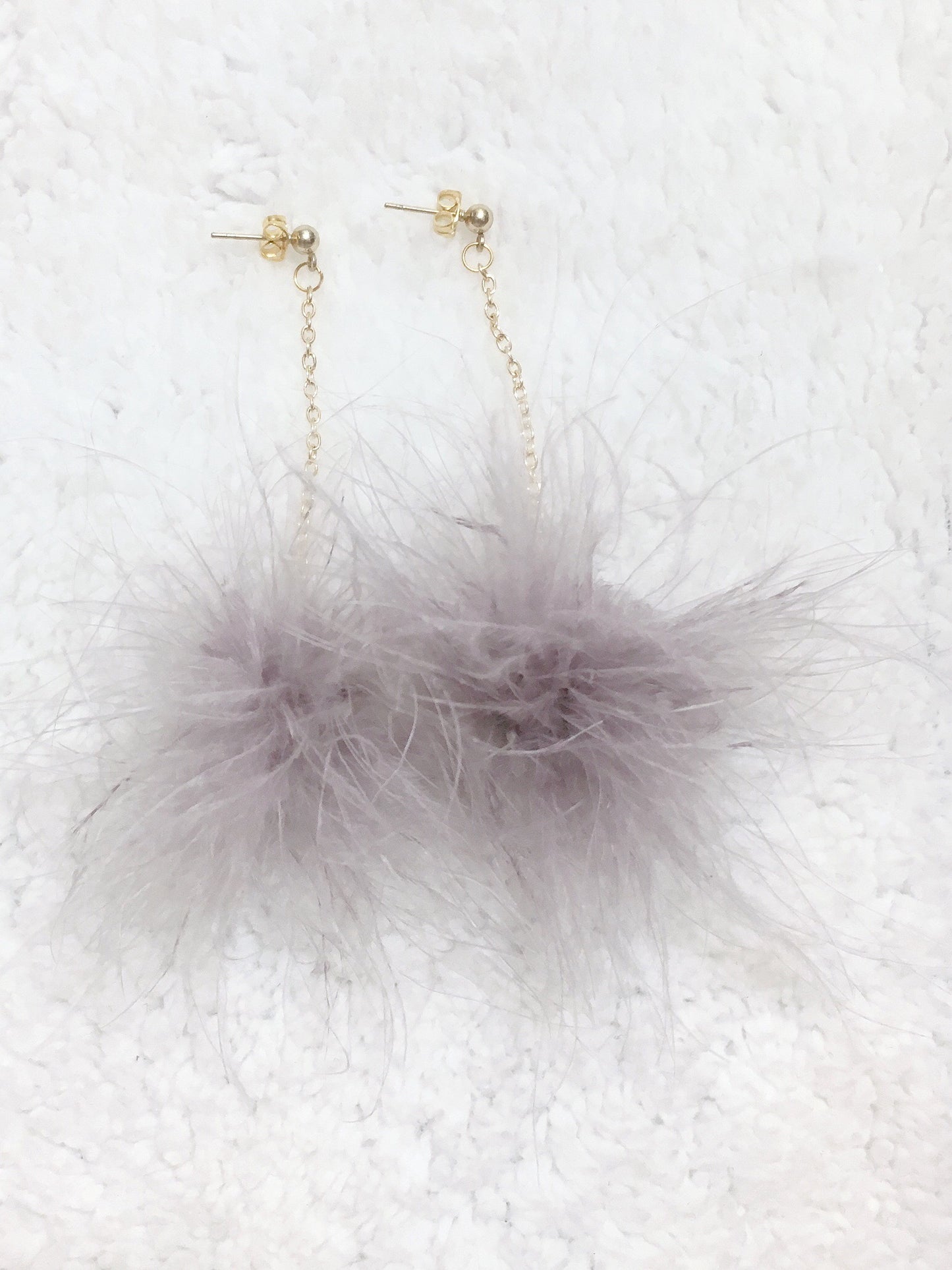 Red Wine Pom Pom Earrings - Nariss by Narissara