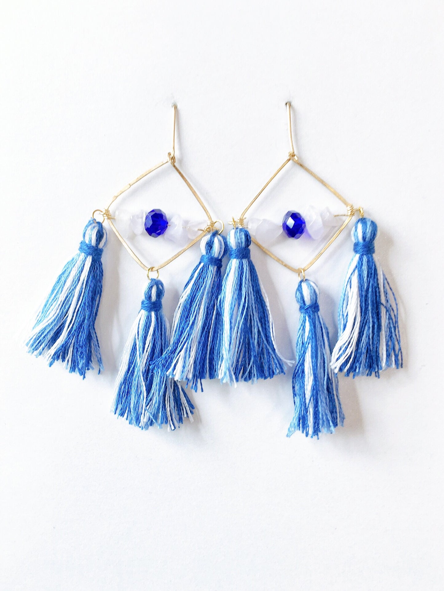 Red Wine Pom Pom Earrings - Nariss by Narissara