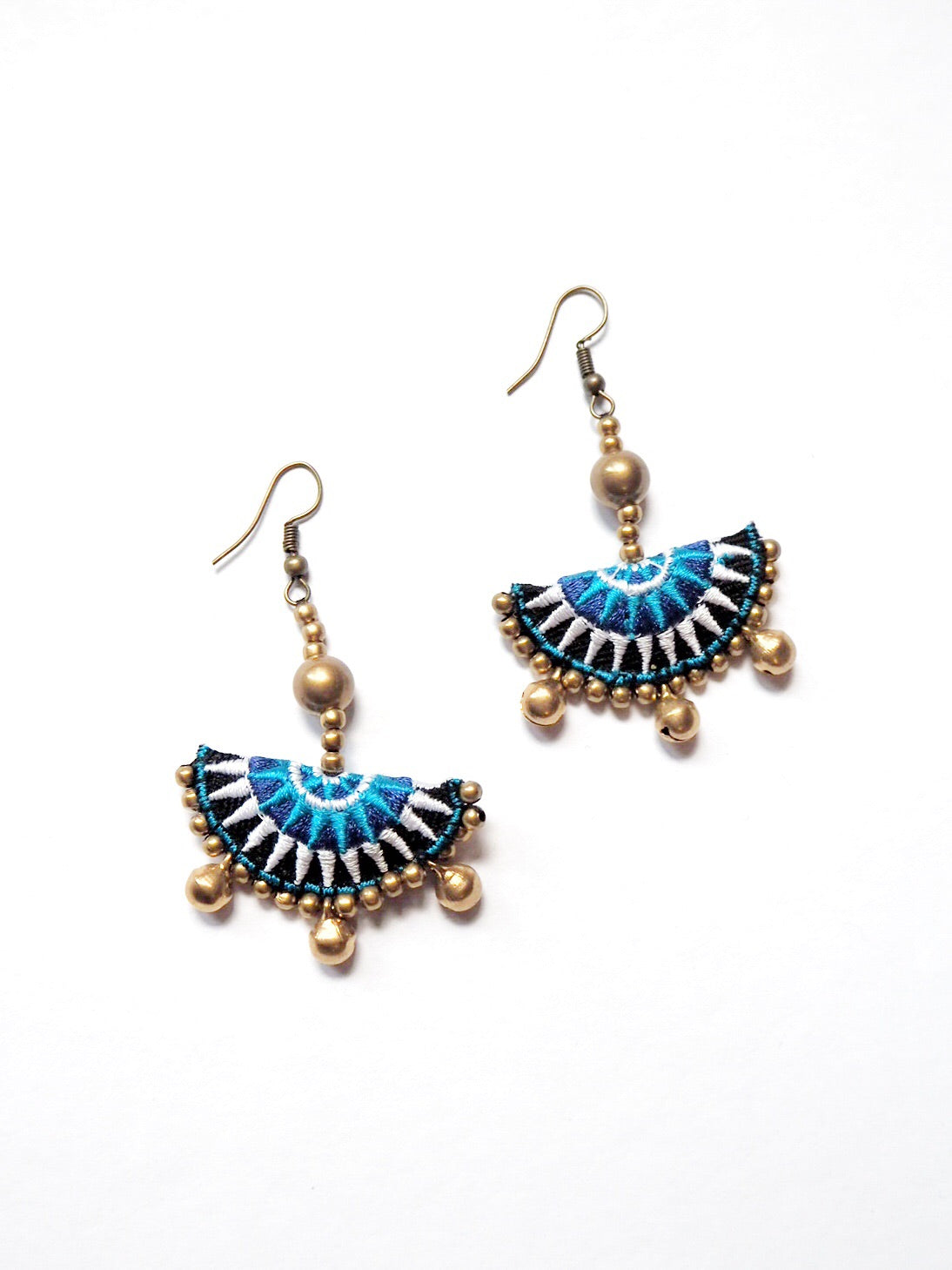 Red Wine Pom Pom Earrings - Nariss by Narissara