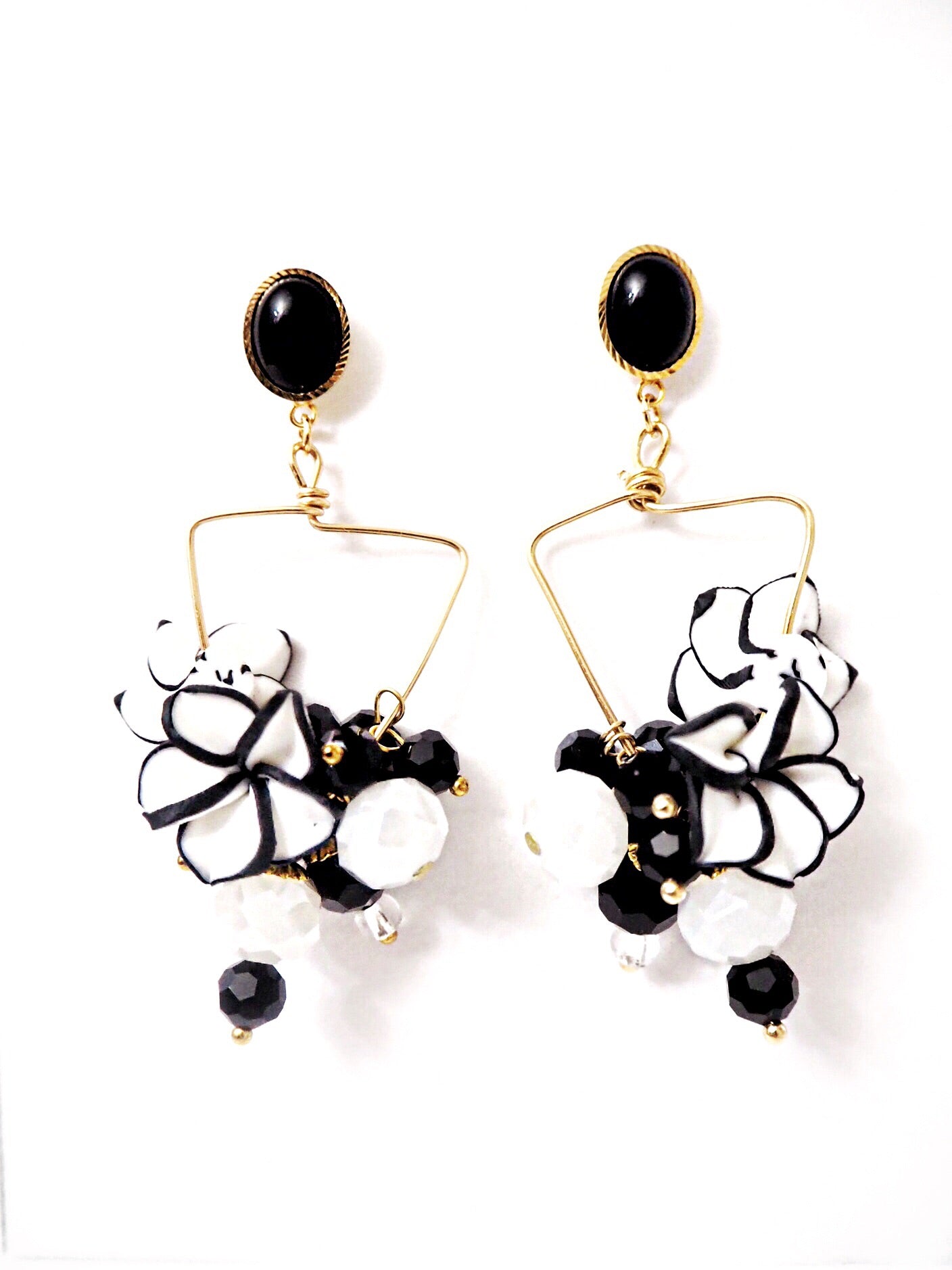 Red Wine Pom Pom Earrings - Nariss by Narissara