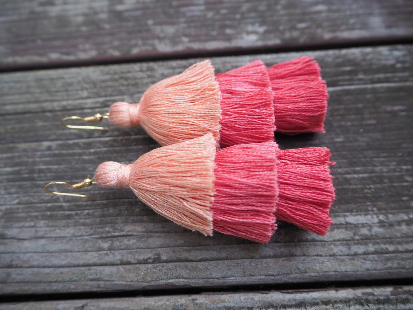 Red Wine Pom Pom Earrings - Nariss by Narissara